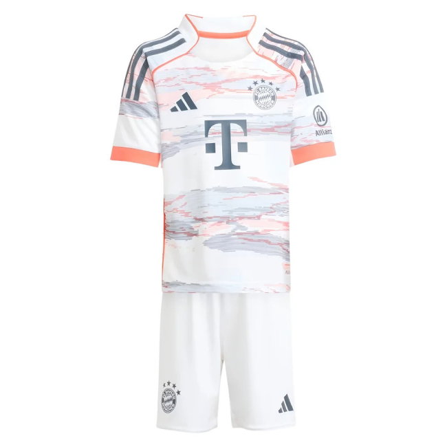 2025-2026 Bayern Munich Away Mini Kit (Olise 17)-SoccerKits Hub | Buy Soccer Jerseys Online